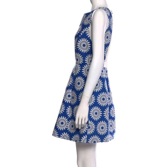 Alice and Olivia Blue and White Floral Women's Dress - Picture 2 of 4